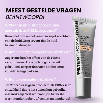 FirmX Easy-Wear Anti-Rimpel Oogcreme